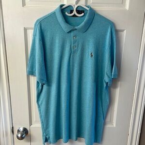 Polo by Ralph Lauren Blue Men's Polo Shirt